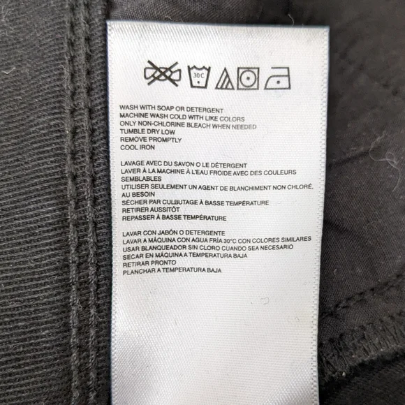 Roxy Black Denim Cutoff Short Shorts Size 28 - Picture 7 of 8